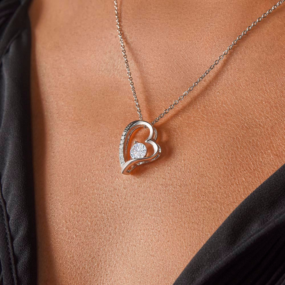 Forever Love Necklace - To My Beautiful Wife "I Love You Forever and Always"