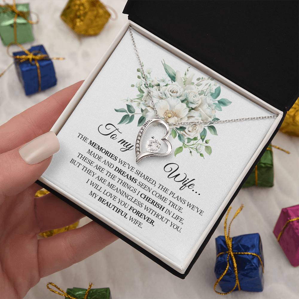To My Wife, Forever Love Necklace