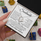 To My Beautiful Soulmate "In Your Arms I Have Found My Happily Ever After" Necklace