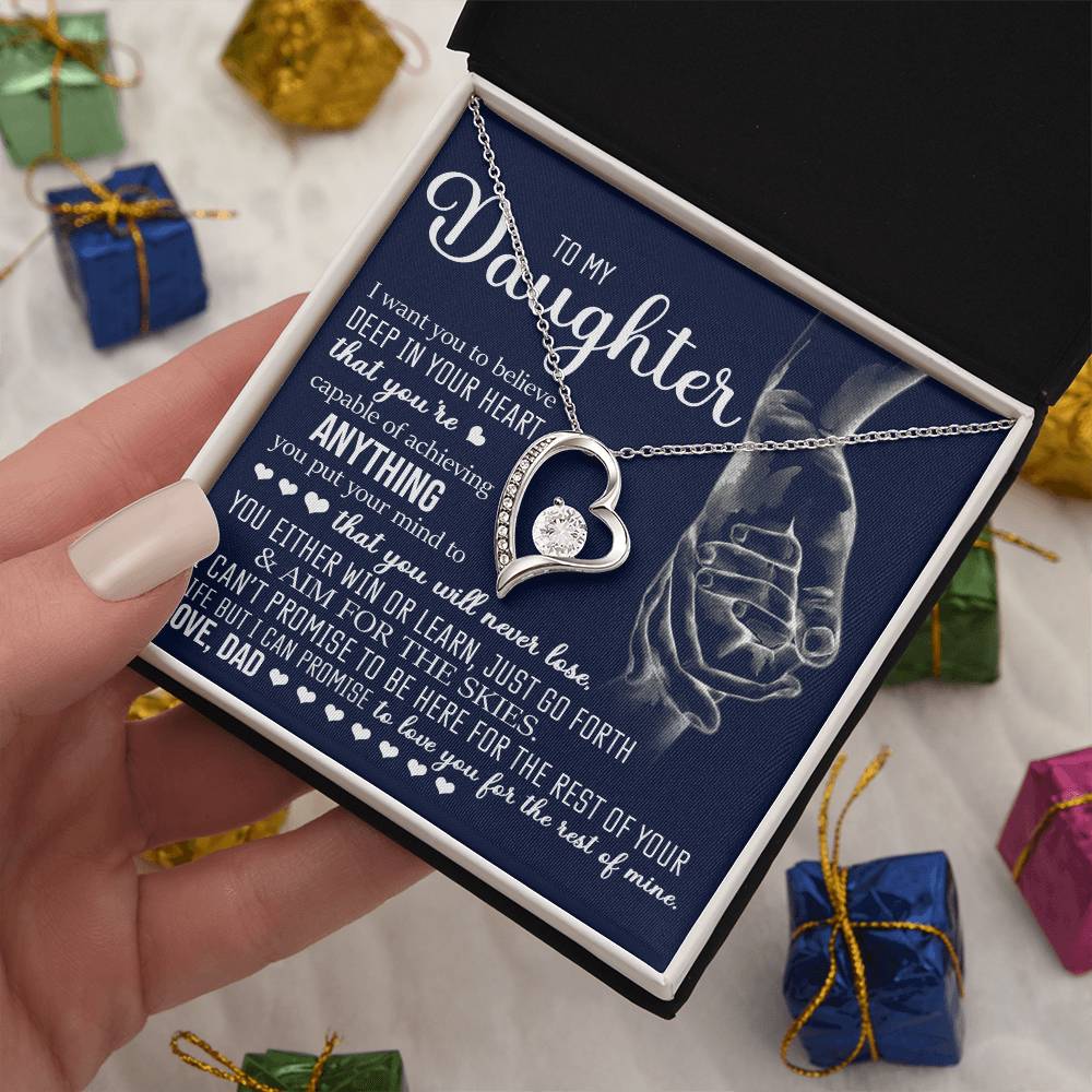 To My Daughter, Forever Love Necklace