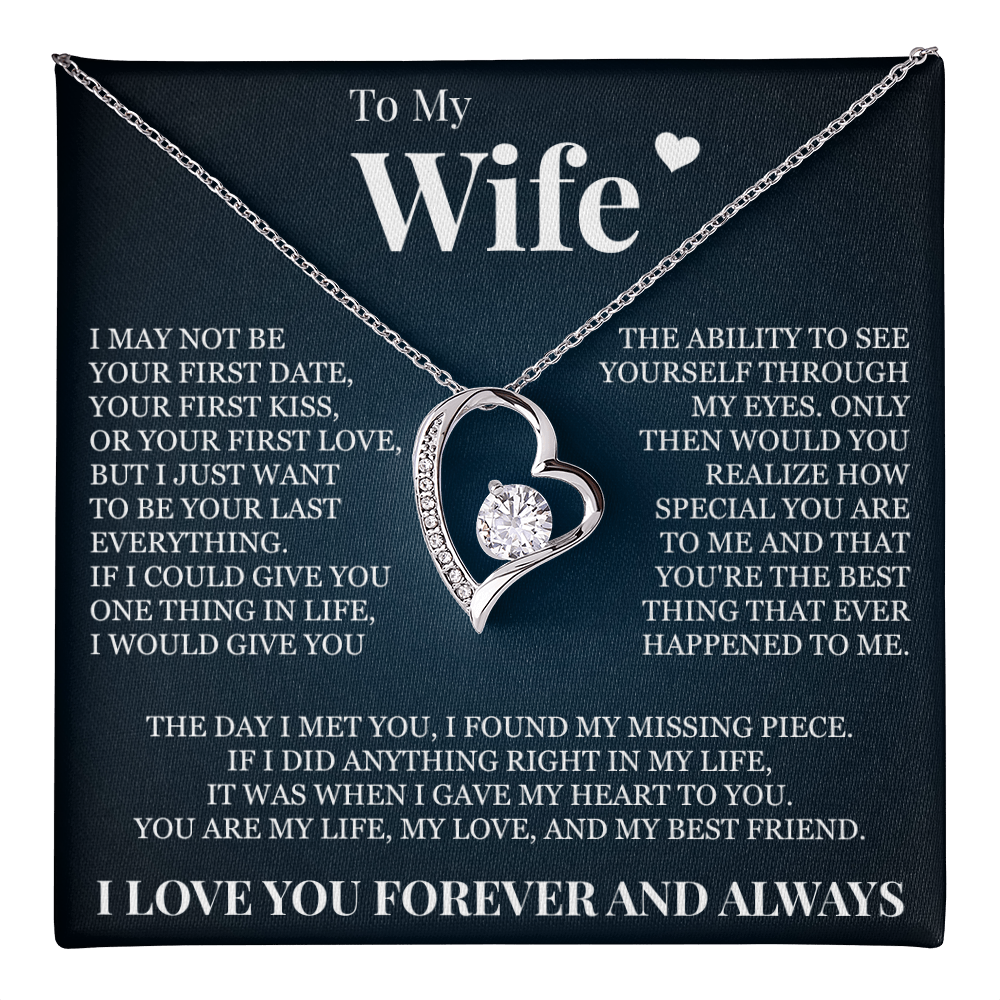 Forever Love Necklace - To My Wife "I Found My Missing Piece"
