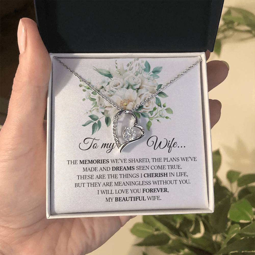 To My Wife, Forever Love Necklace