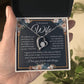 To My Beautiful Wife, Forever Love Necklace