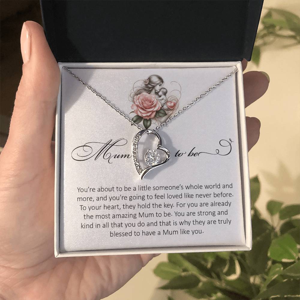 Forever Heart Necklace, Mum To Be