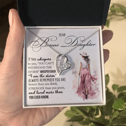 Forever Heart Necklace, Bonus Daughter Gift