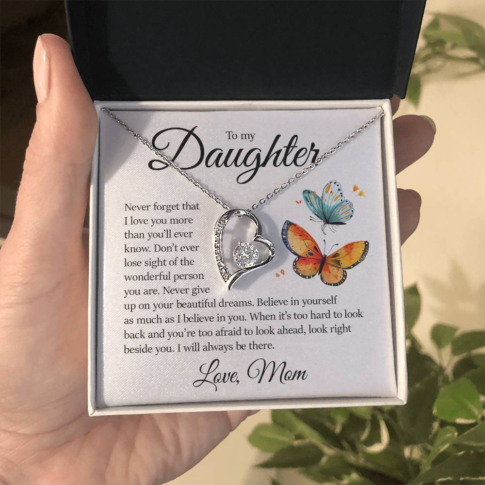 Daughter Gift, Forever Love Necklace