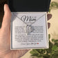 To My Mom On My Wedding Day, Forever Love Necklace