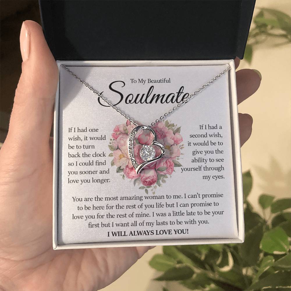 To My Beautiful Soulmate, Forever Love Necklace