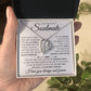 To My Beautiful Soulmate "In Your Arms I Have Found My Happily Ever After" Necklace