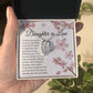 Daughter In Law, Forever Heart Necklace