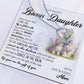 To My Beautiful Bonus Daughter, Forever Heart Necklace