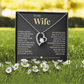 Forever Love Necklace - To My Wife "My Life Changed"