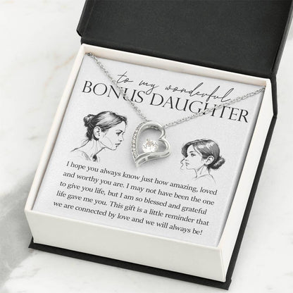 Forever Heart Necklace, Bonus Daughter Gift