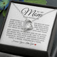 To My Mom On My Wedding Day, Forever Love Necklace