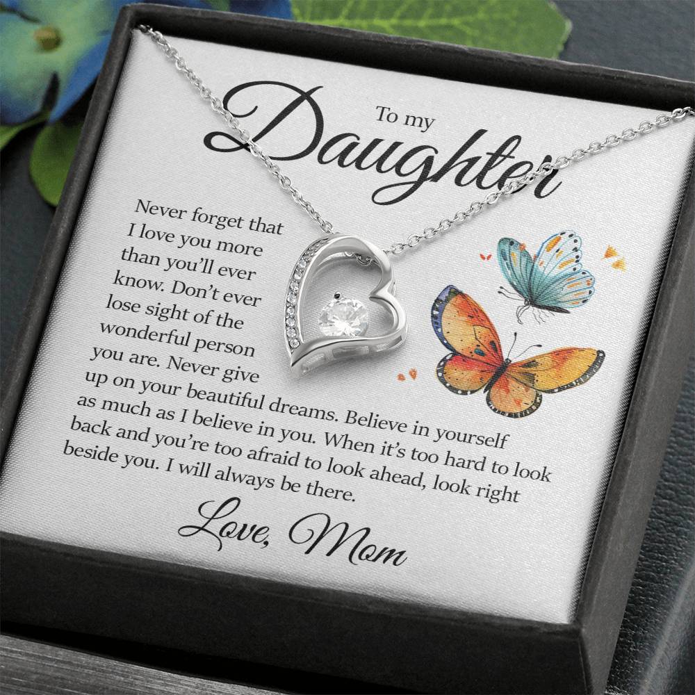 Daughter Gift, Forever Love Necklace