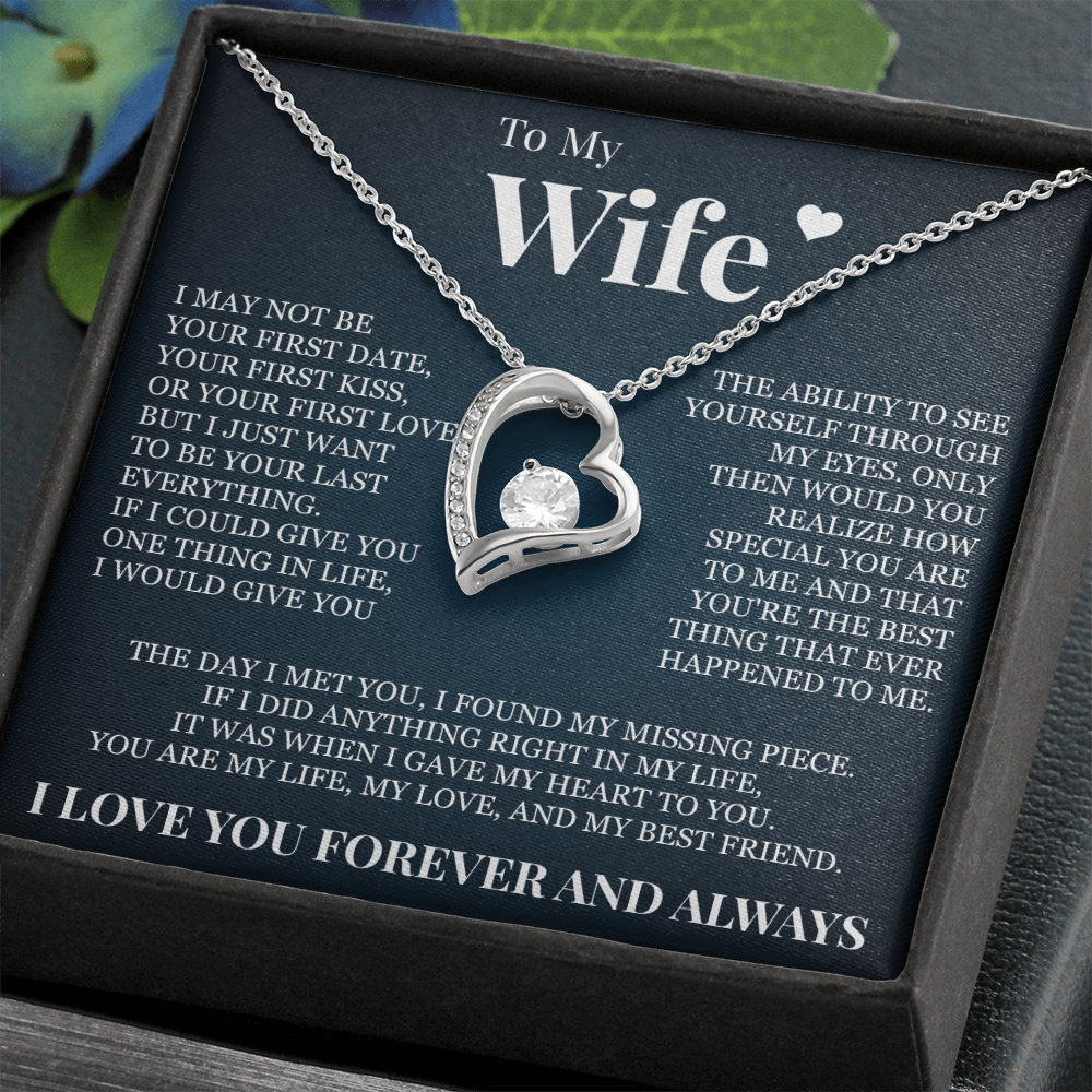 Forever Love Necklace - To My Wife "I Found My Missing Piece"