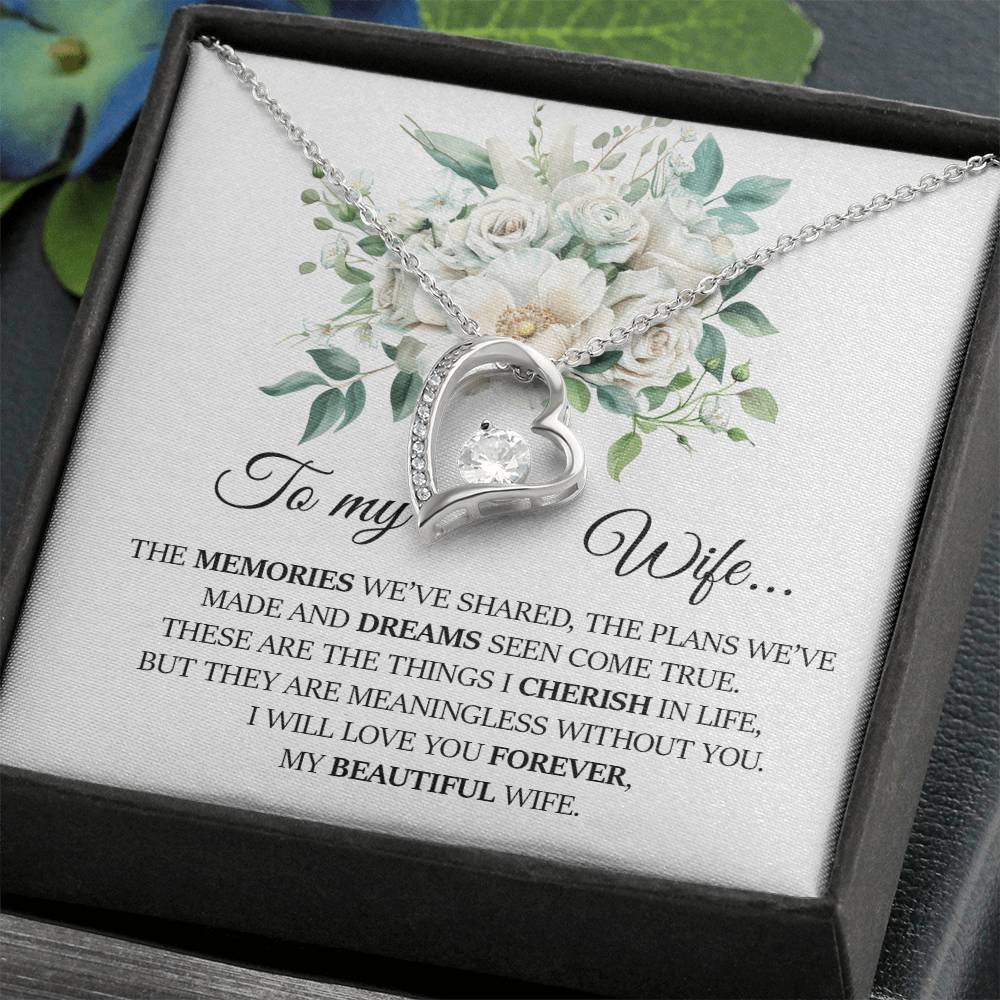 To My Wife, Forever Love Necklace
