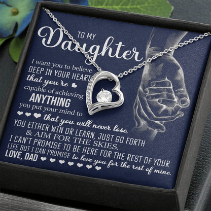 To My Daughter, Forever Love Necklace