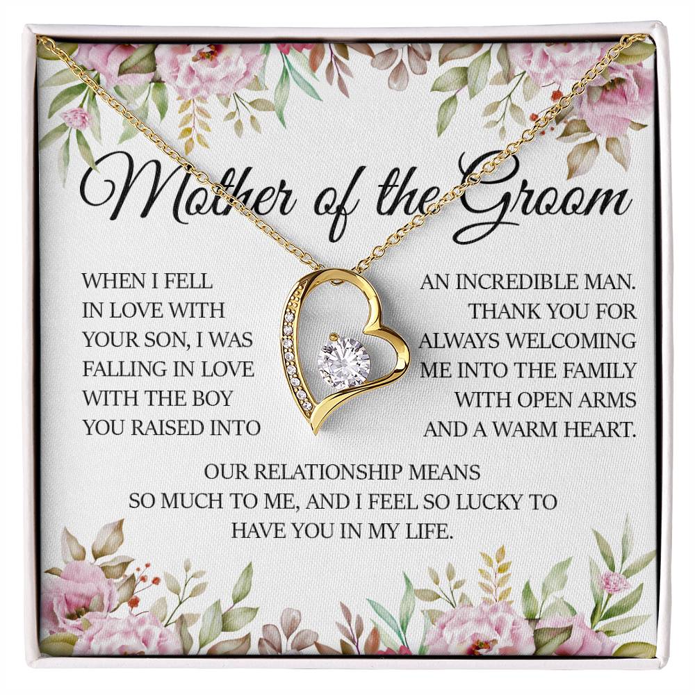 Mother of The Groom, Forever Love Necklace