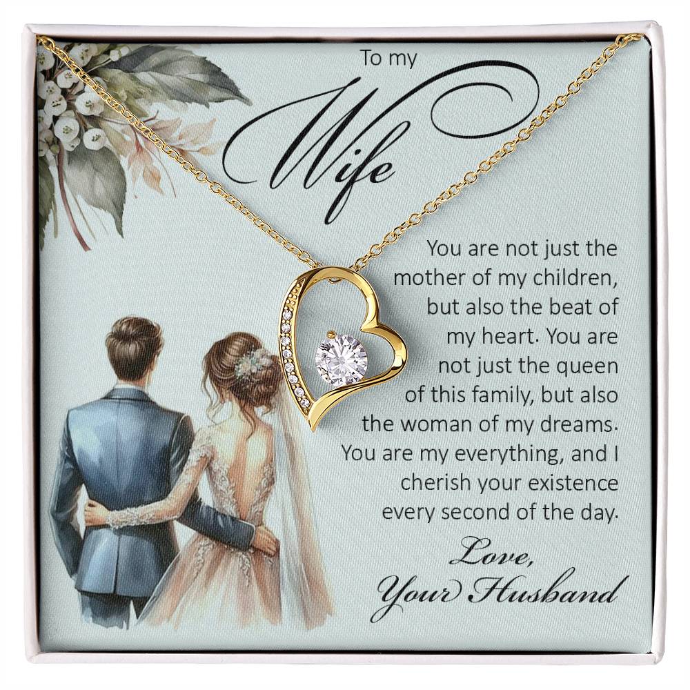 To My Wife, Forever Love Necklace