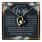 To My Beautiful Wife, Forever Love Necklace