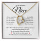 Forever Heart Necklace, Niece Gift