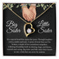 Big Sister Little Sister , Forever Love Necklace