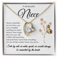 Forever Heart Necklace, Niece Gift