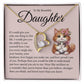 To My Beautiful Daughter, Forever Heart Necklace