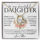 Forever Heart Necklace, Daughter Gift