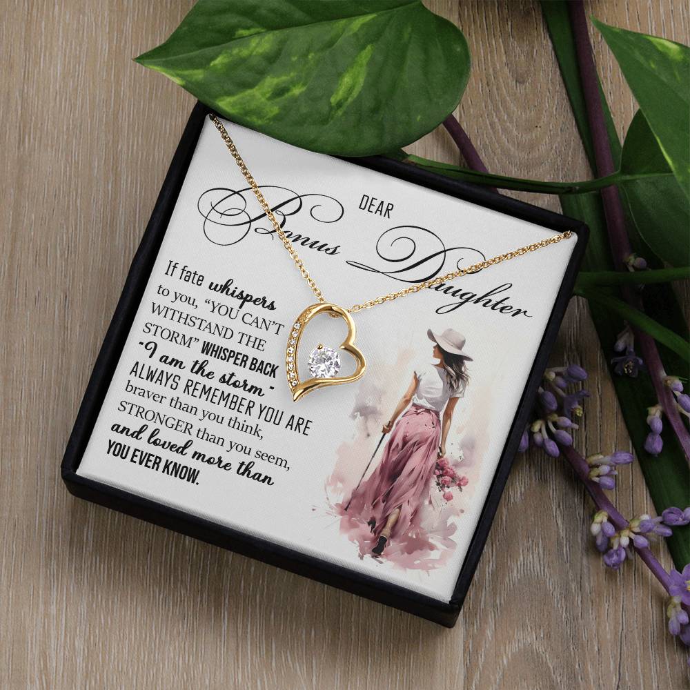 Forever Heart Necklace, Bonus Daughter Gift