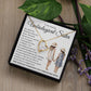 Forever Heart Necklace, Unbiological Sister Gift