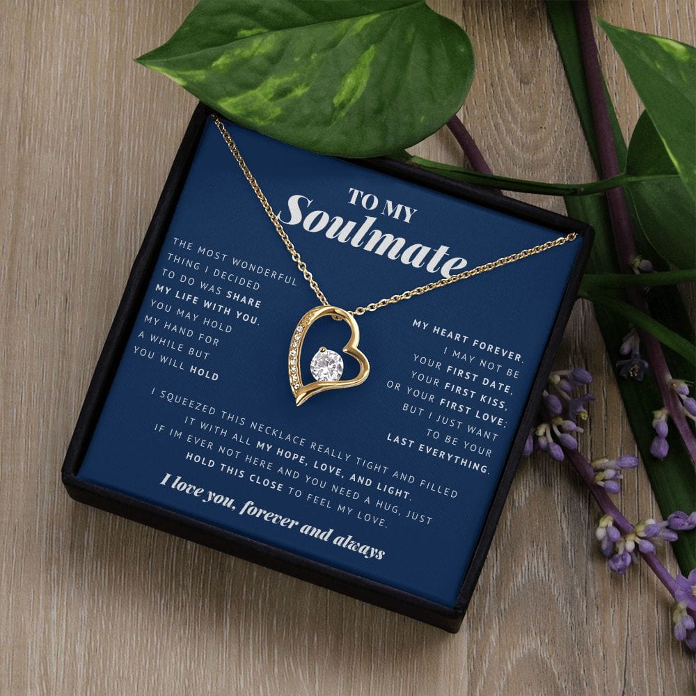 To My Soulmate, Forever Heart Necklace