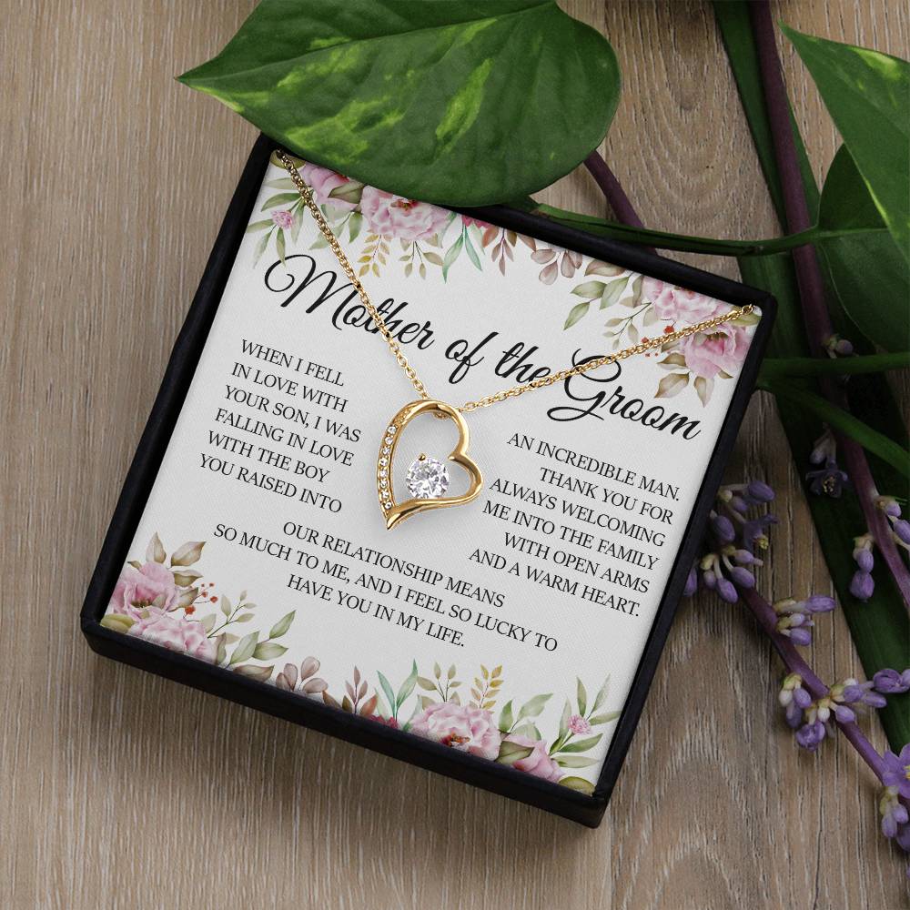 Mother of The Groom, Forever Love Necklace