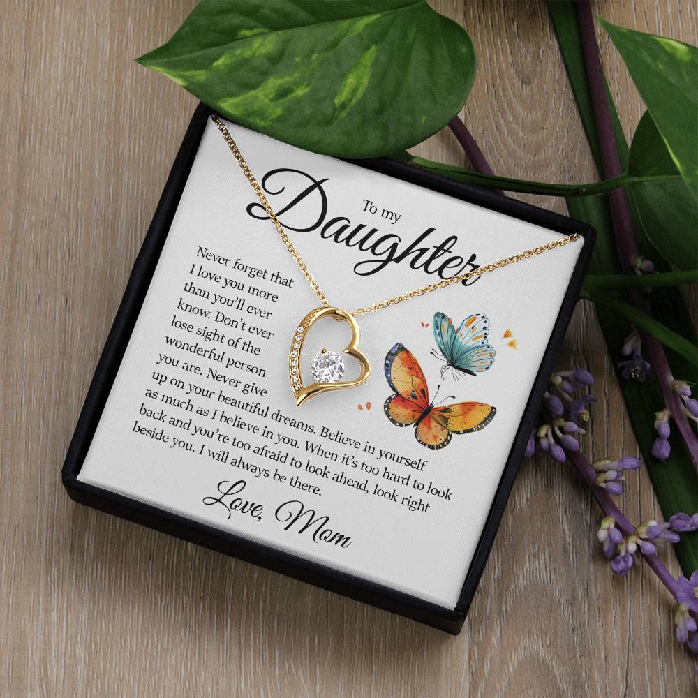 Daughter Gift, Forever Love Necklace
