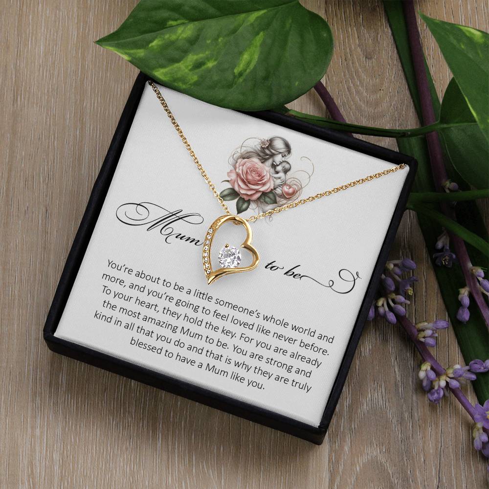 Forever Heart Necklace, Mum To Be