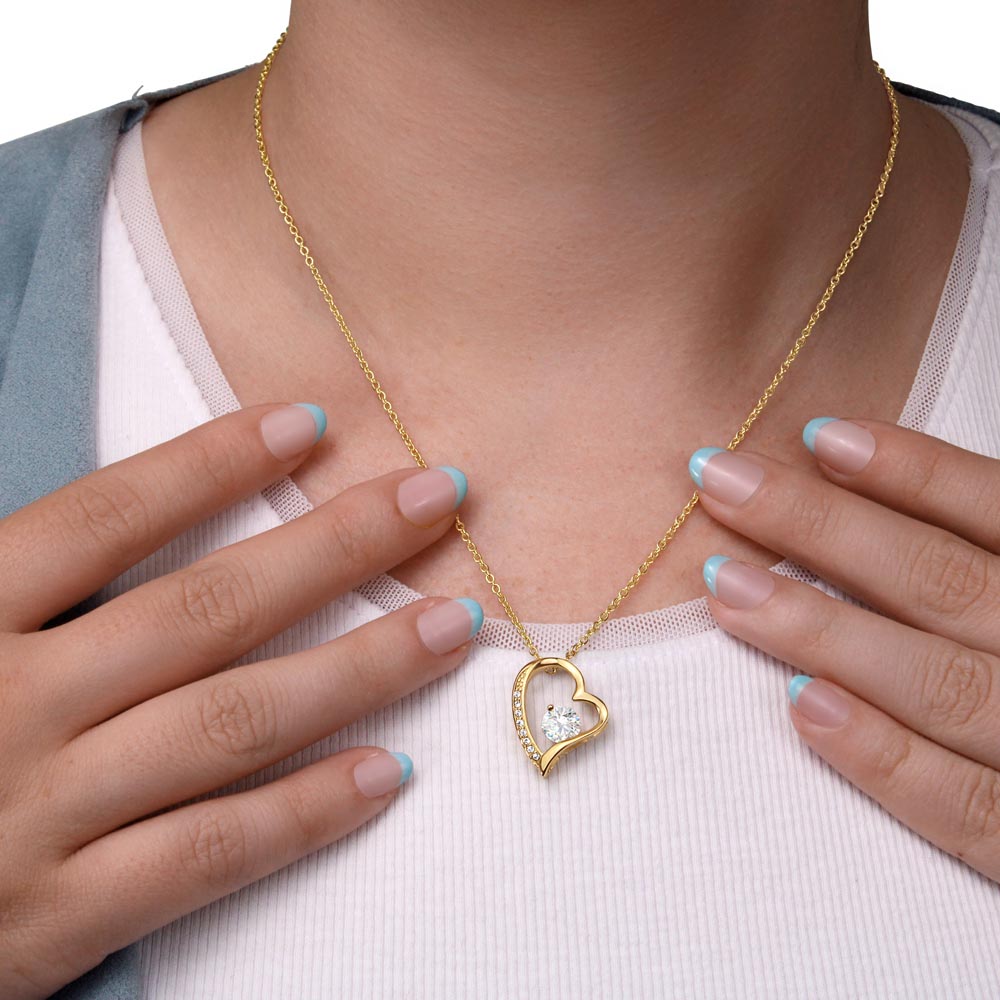 Forever Love Necklace - To My Wife "Forever and Always Yours"