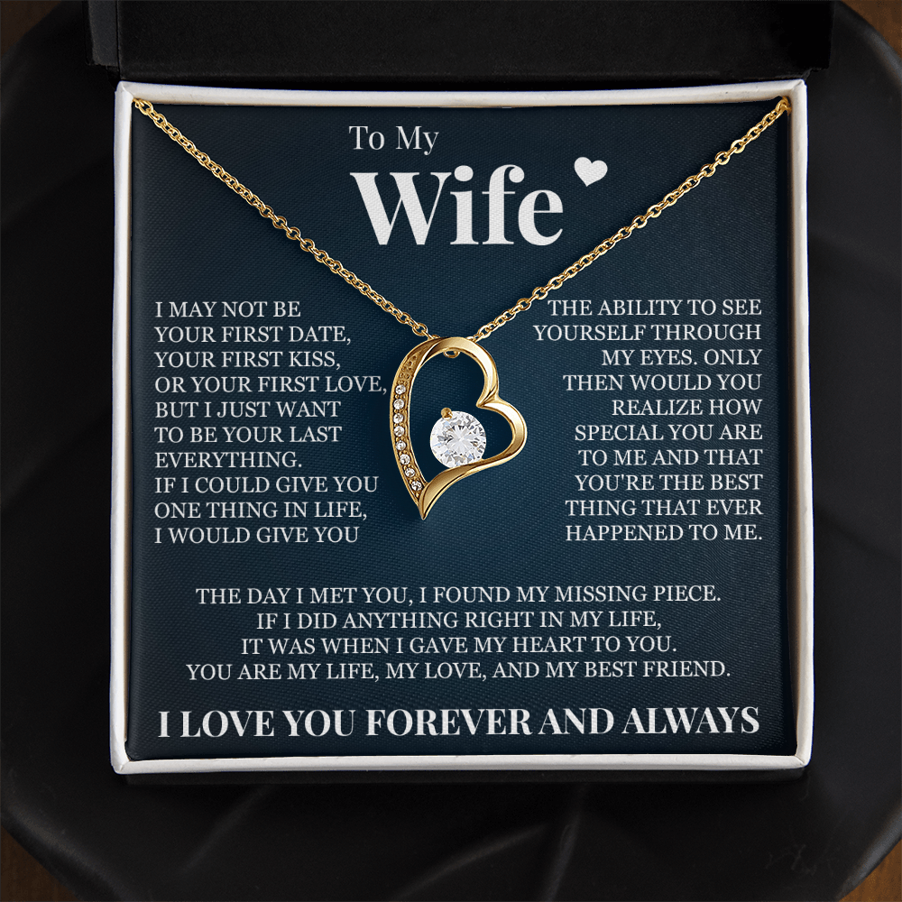 Forever Love Necklace - To My Wife "I Found My Missing Piece"