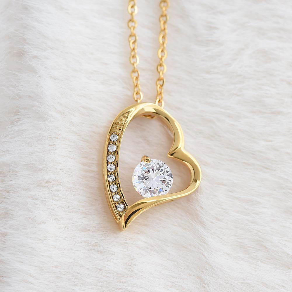 Forever Love Necklace - To My Beautiful Wife "You're The Best Thing That Ever Happened To Me"