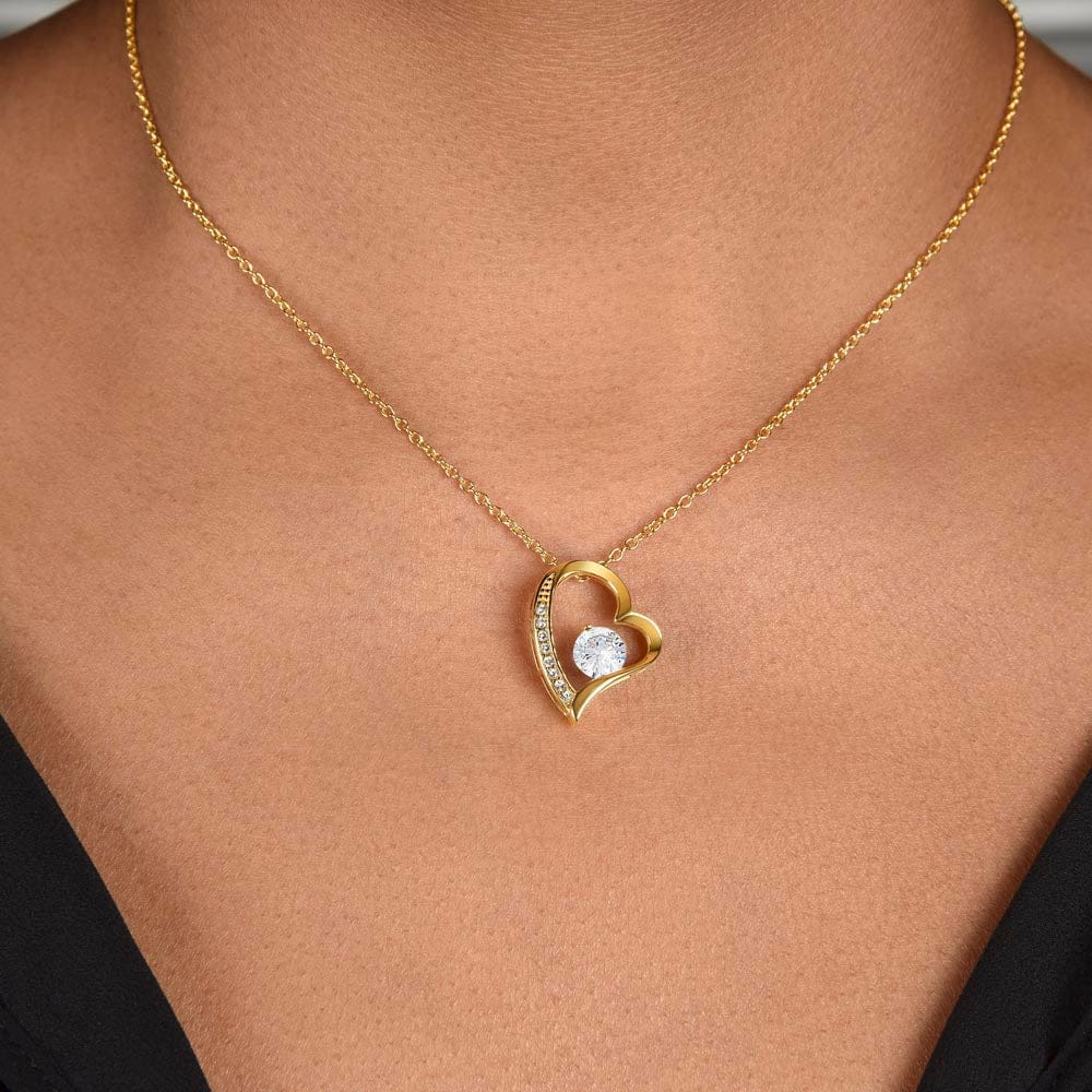 To My Daughter "Never Forget That I Love You" Necklace
