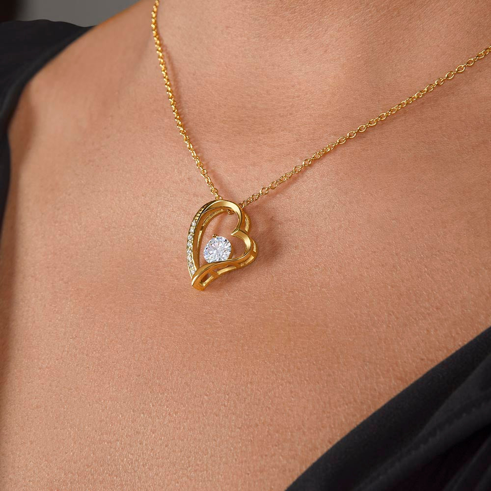 Forever Love Necklace - To My Wife "I Can't Live Without You"