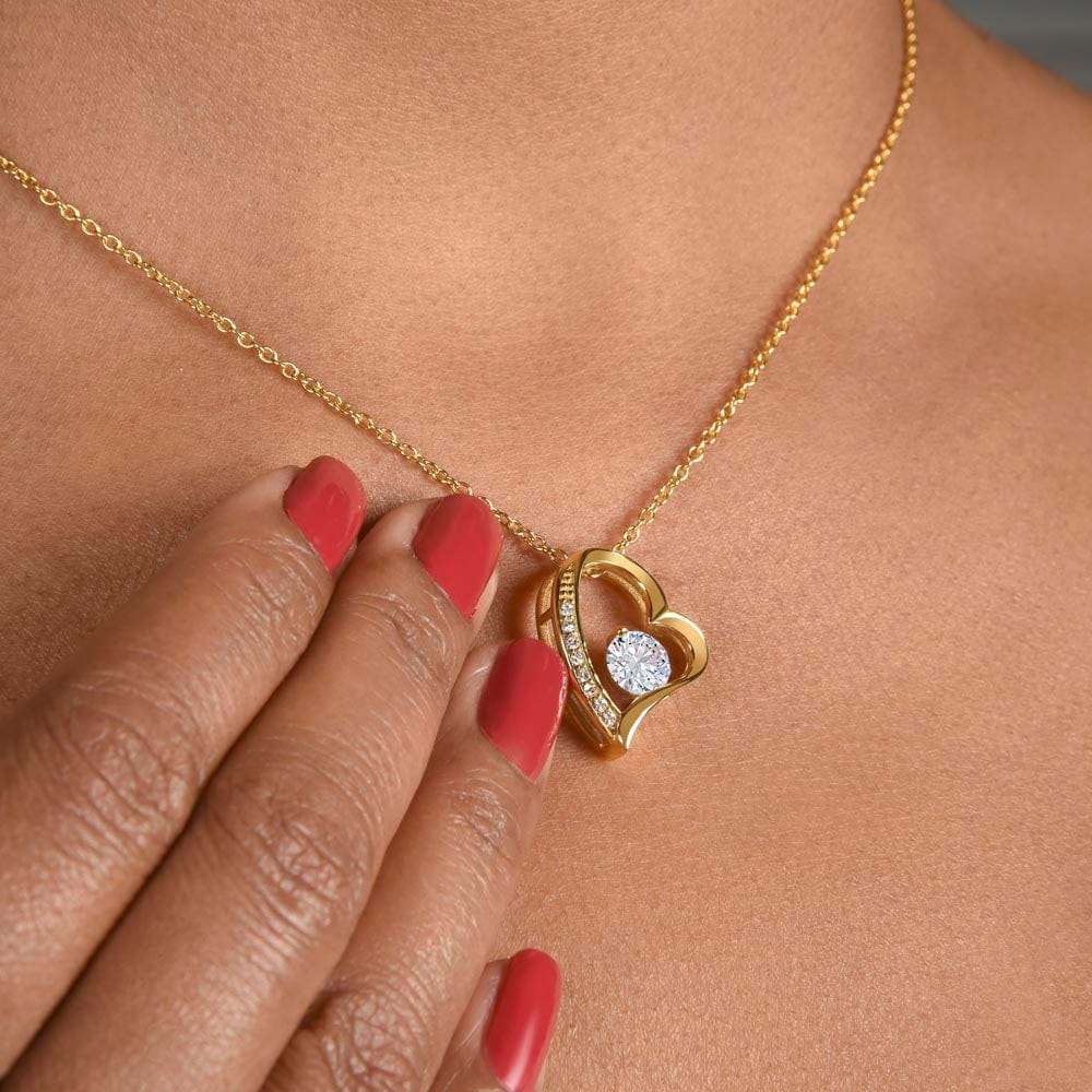 To My Soul Sister, Forever Heart Necklace