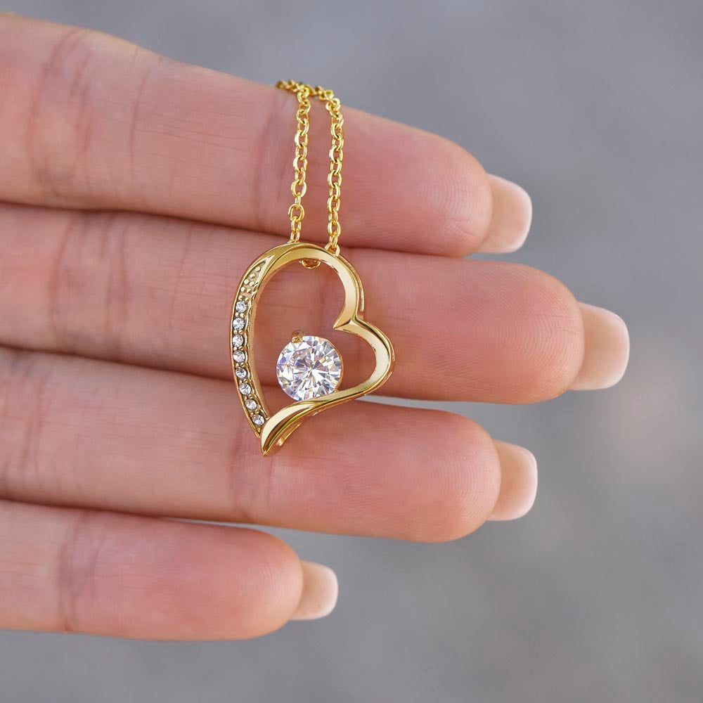 Forever Love Necklace - To My Beautiful Wife "You're The Best"
