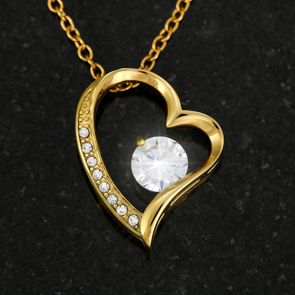 Forever Love Necklace - To My Wife "I'd Rather"