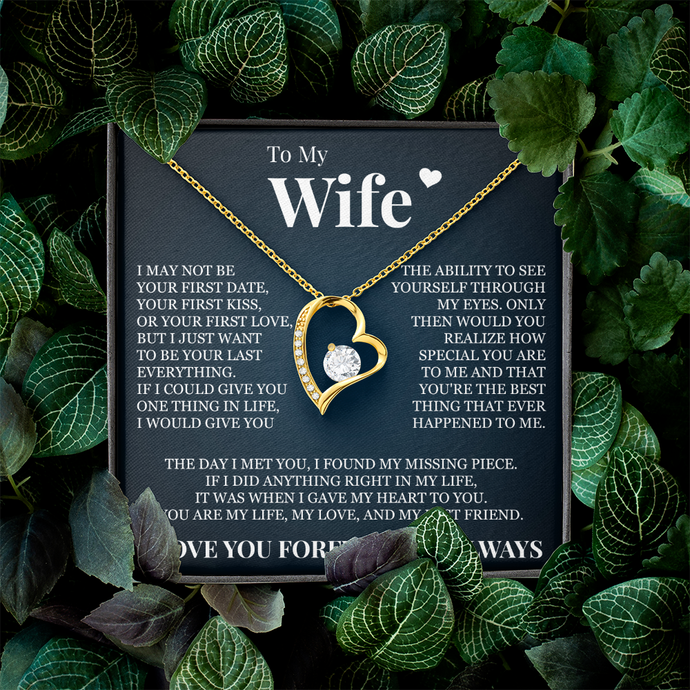 Forever Love Necklace - To My Wife "I Found My Missing Piece"