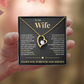 Forever Love Necklace - To My Wife "My Life Changed"