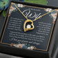To My Beautiful Wife, Forever Love Necklace