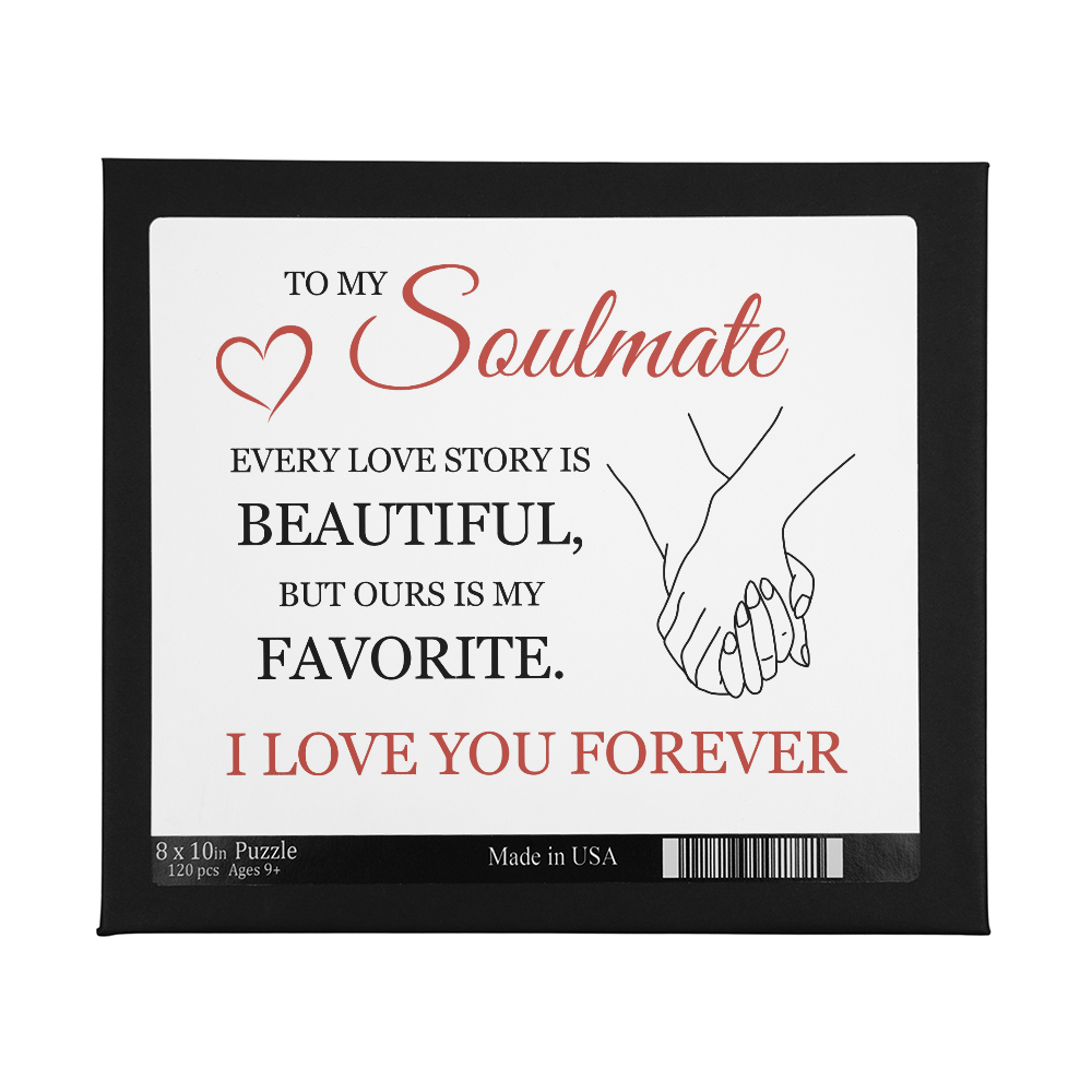 Puzzle 8" x 10" (Small) - To My Soulmate