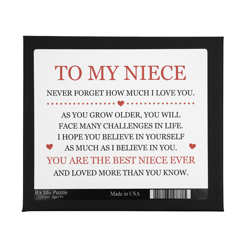 Puzzle 8" x 10" (Small) - To My Niece "You Are The Best Niece Ever"
