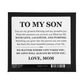 Jigsaw Puzzle 8" x 10" - To My Son "You Are My Greatest Blessing"